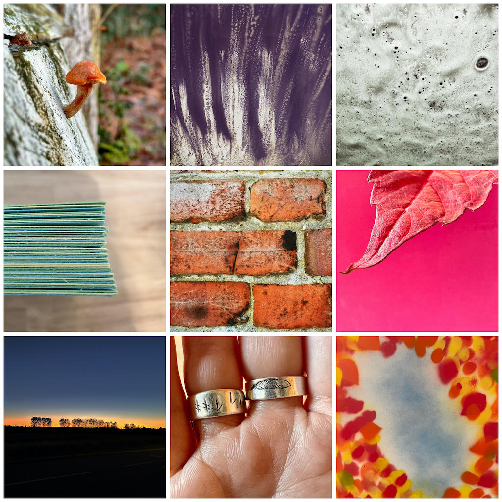 collage of mindful photography